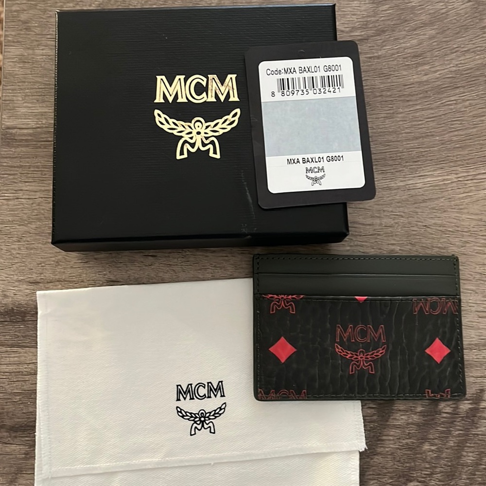 Authentic MCM card wallet